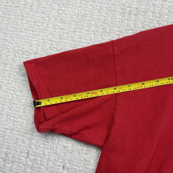 Y2K 2000s Boca Dragon Shirt Sz 5 Red Snowboarding Skate Tee - Picture 11 of 12